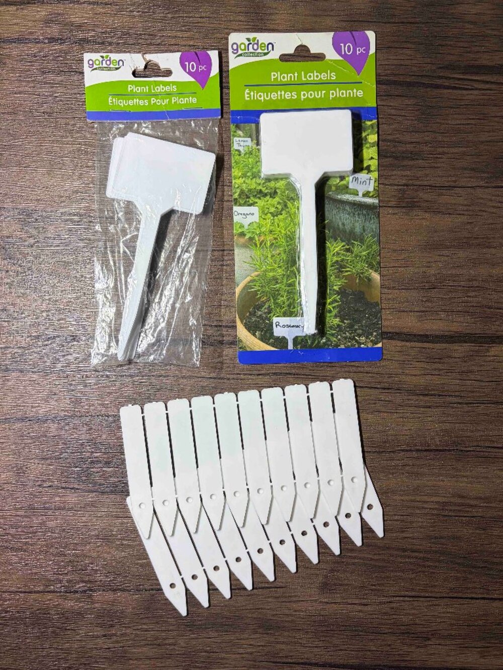 Garden Collection Plastic Plant Labels - 40 Tags